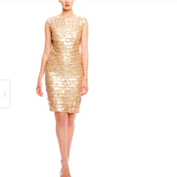 Sue Wong Dresses & Skirts - NWOT Sequin Rose Gold SUE WONG Classy Cocktail Dress The Population style